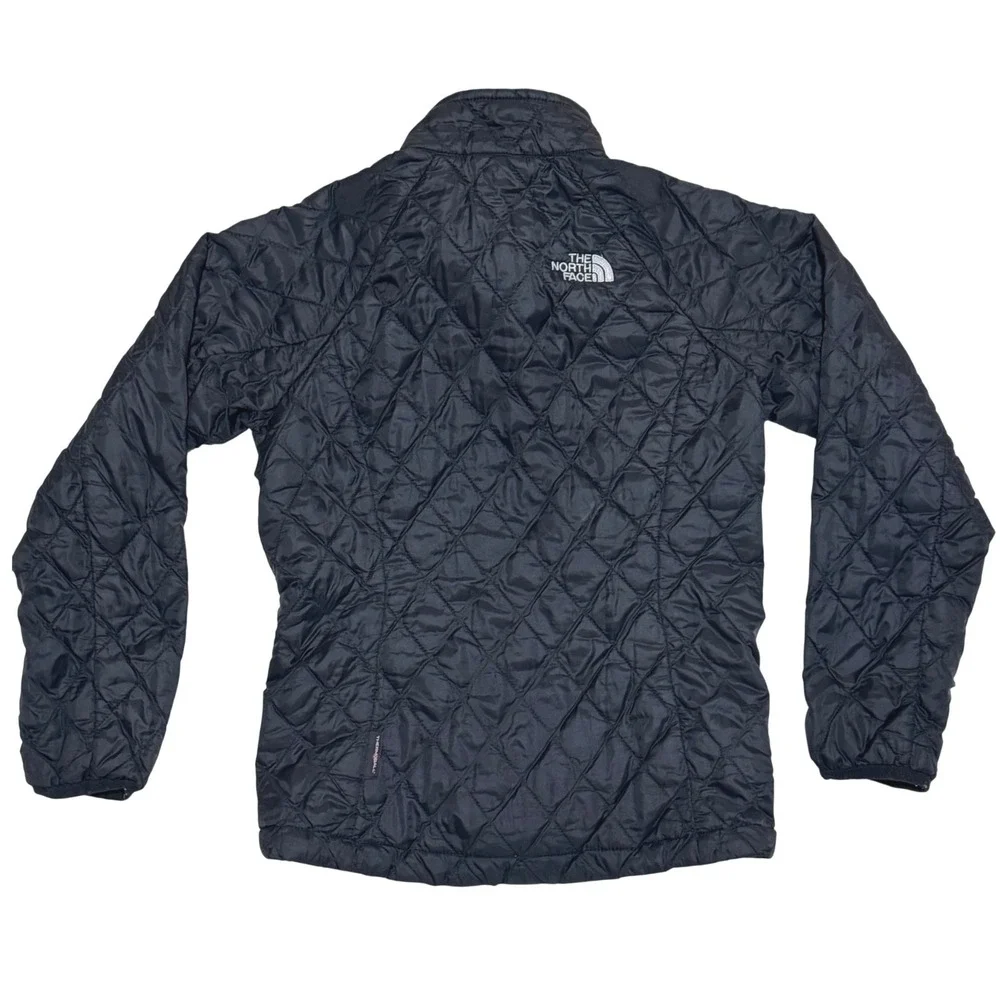 The North Face ThermoBall Jacket Youth S 7/8 Black Nylon Quilted Puffer Outdoor